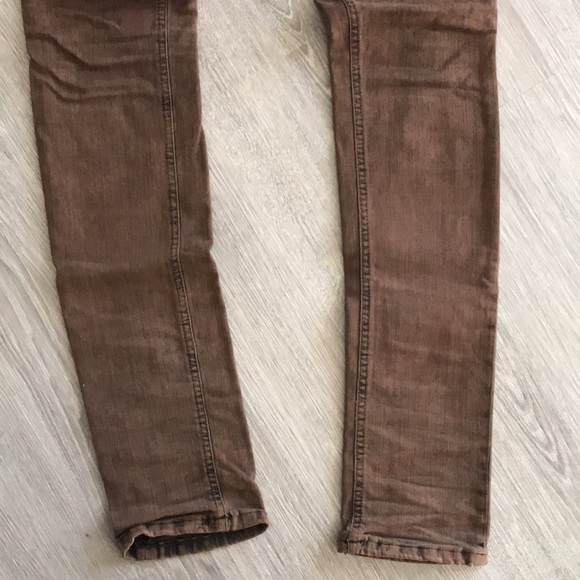 Nudie Jeans Women's Skinny Jeans in Brown - Picture 6 of 6